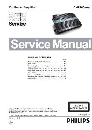 Сервисная инструкция Philips CMP200 ― Manual-Shop.ru