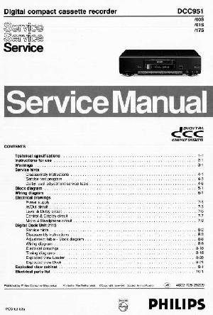 Сервисная инструкция Philips DCC951 ― Manual-Shop.ru