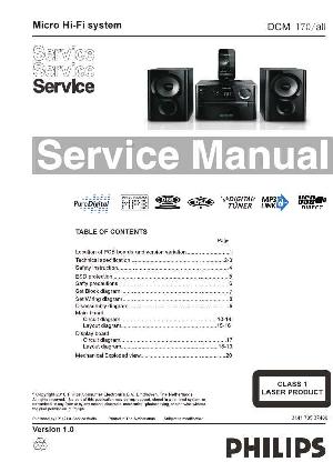 Сервисная инструкция Philips DCM-1170 ― Manual-Shop.ru