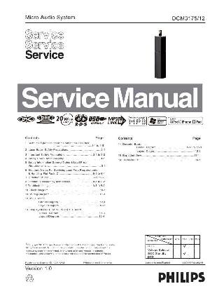 Сервисная инструкция Philips DCM-3175 ― Manual-Shop.ru