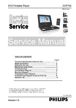Сервисная инструкция Philips DCP-750 ― Manual-Shop.ru