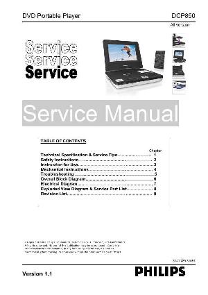 Сервисная инструкция Philips DCP-850 ― Manual-Shop.ru