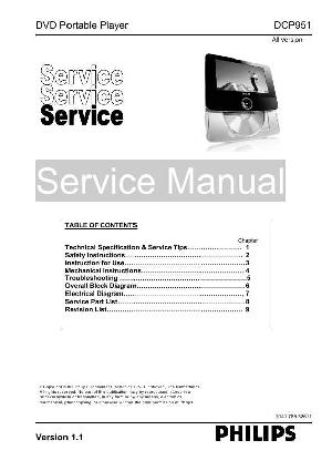 Service manual Philips DCP-951 ― Manual-Shop.ru