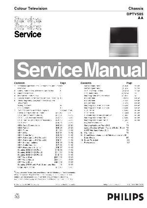 Сервисная инструкция Philips DPTV-585AA ― Manual-Shop.ru