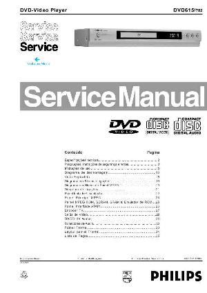 Сервисная инструкция Philips DVD-615 ― Manual-Shop.ru
