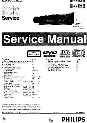 Service manual Philips DVD-711, DVD-751 ― Manual-Shop.ru