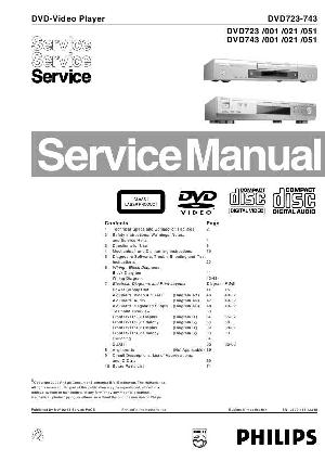 Сервисная инструкция Philips DVD-723, DVD-743 ― Manual-Shop.ru