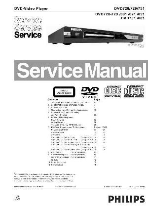 Сервисная инструкция Philips DVD-728, DVD-729, DVD-731 ― Manual-Shop.ru