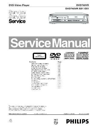 Сервисная инструкция Philips DVD-740VR ― Manual-Shop.ru