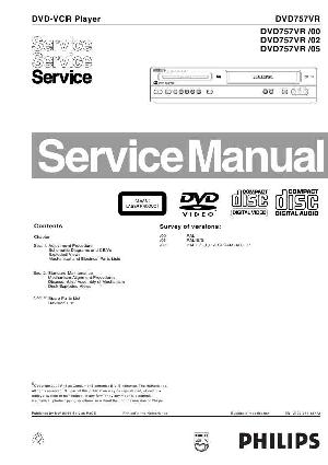 Сервисная инструкция Philips DVD-757VR ― Manual-Shop.ru