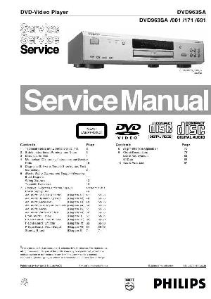 Сервисная инструкция Philips DVD-963SA ― Manual-Shop.ru