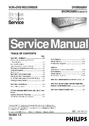 Сервисная инструкция Philips DVDR-3320V ― Manual-Shop.ru