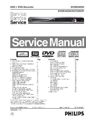 Сервисная инструкция Philips DVDR-3455 ― Manual-Shop.ru