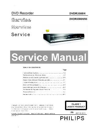 Сервисная инструкция Philips DVDR-3588H ― Manual-Shop.ru