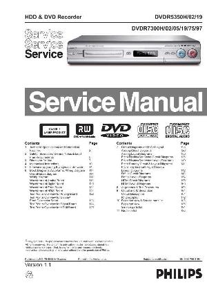Сервисная инструкция Philips DVDR-5350H, DVDR-7300H ― Manual-Shop.ru