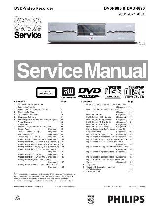 Сервисная инструкция Philips DVDR-880, DVDR-890 ― Manual-Shop.ru