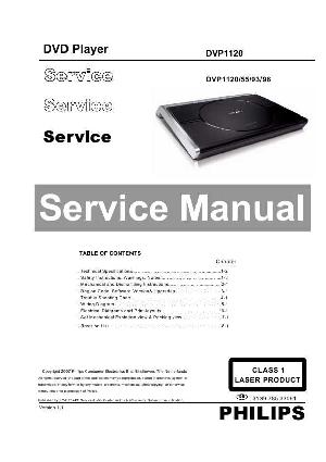 Сервисная инструкция Philips DVP-1120  ― Manual-Shop.ru