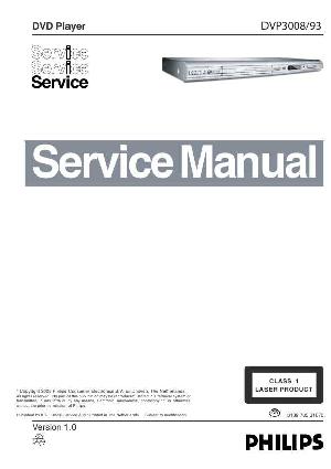 Сервисная инструкция Philips DVP-3008  ― Manual-Shop.ru
