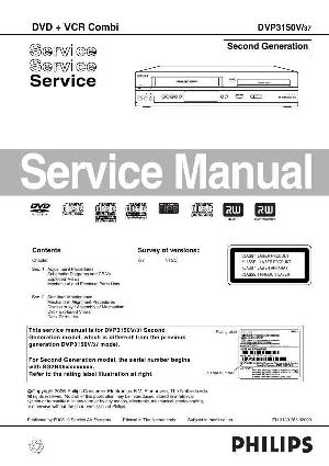 Сервисная инструкция Philips DVP-3150V ― Manual-Shop.ru