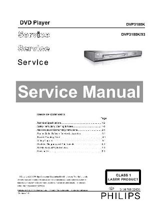 Сервисная инструкция Philips DVP-3180K  ― Manual-Shop.ru