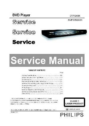 Сервисная инструкция Philips DVP-3250K ― Manual-Shop.ru