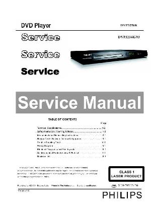 Сервисная инструкция Philips DVP-3256K ― Manual-Shop.ru