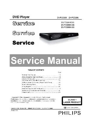 Сервисная инструкция Philips DVP-3386K ― Manual-Shop.ru