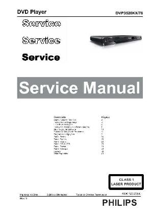Сервисная инструкция Philips DVP-3520KX ― Manual-Shop.ru