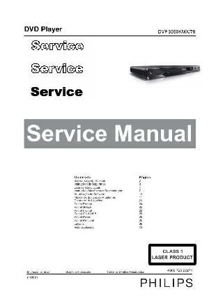 Сервисная инструкция Philips DVP-3550KMX ― Manual-Shop.ru