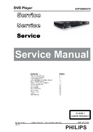 Сервисная инструкция Philips DVP-3560KX ― Manual-Shop.ru