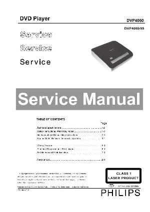 Сервисная инструкция Philips DVP-4060  ― Manual-Shop.ru