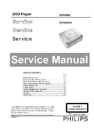 Сервисная инструкция Philips DVP-4090  ― Manual-Shop.ru
