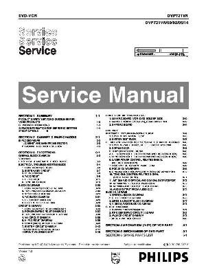 Сервисная инструкция Philips DVP-721VR ― Manual-Shop.ru