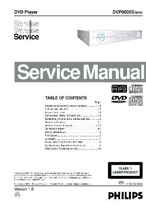 Сервисная инструкция Philips DVP-9000S ― Manual-Shop.ru