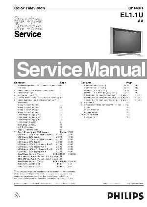 Сервисная инструкция Philips EL1.1U AA ― Manual-Shop.ru
