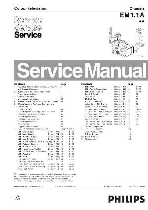 Сервисная инструкция Philips EM1.1A chassis ― Manual-Shop.ru
