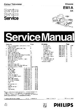 Сервисная инструкция Philips EM1A chassis ― Manual-Shop.ru