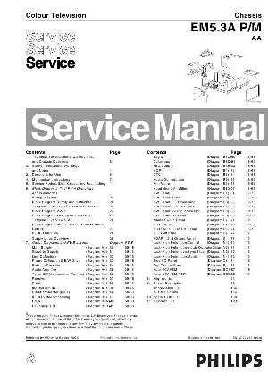 Сервисная инструкция Philips EM5.3A PM AA ― Manual-Shop.ru