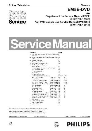 Сервисная инструкция Philips EM5E-DVD AA ― Manual-Shop.ru