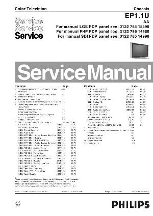 Сервисная инструкция Philips EP1.1U AA ― Manual-Shop.ru