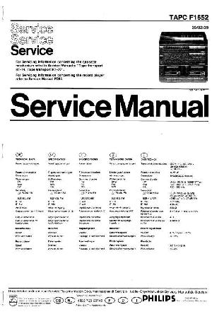 Service manual Philips F1652 TAPC ― Manual-Shop.ru