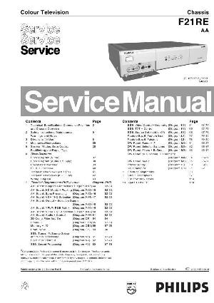 Сервисная инструкция Philips F21RE chassis ― Manual-Shop.ru