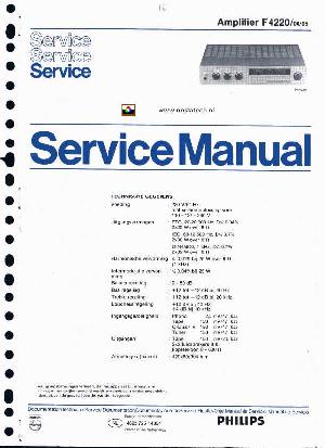 Сервисная инструкция Philips F4220 ― Manual-Shop.ru