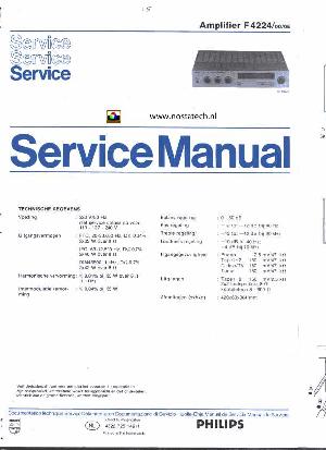 Сервисная инструкция Philips F4224 ― Manual-Shop.ru