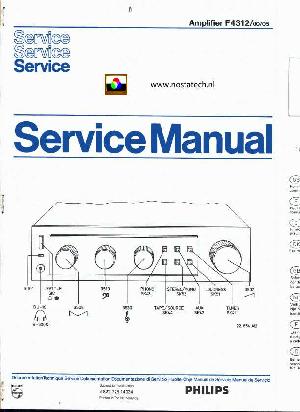 Сервисная инструкция Philips F4312 ― Manual-Shop.ru