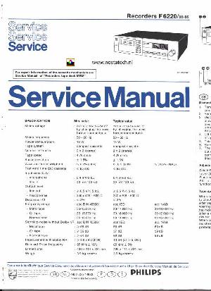 Сервисная инструкция Philips F6220 ― Manual-Shop.ru