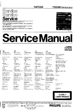 Сервисная инструкция Philips FCD565 ― Manual-Shop.ru