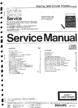 Сервисная инструкция Philips FCD585 ― Manual-Shop.ru