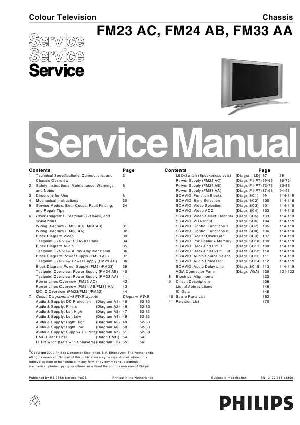 Сервисная инструкция Philips FM23AC, FM24AB, FM33AA chassis ― Manual-Shop.ru