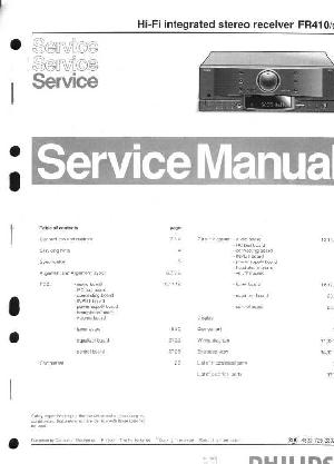 Сервисная инструкция Philips FR-410 ― Manual-Shop.ru
